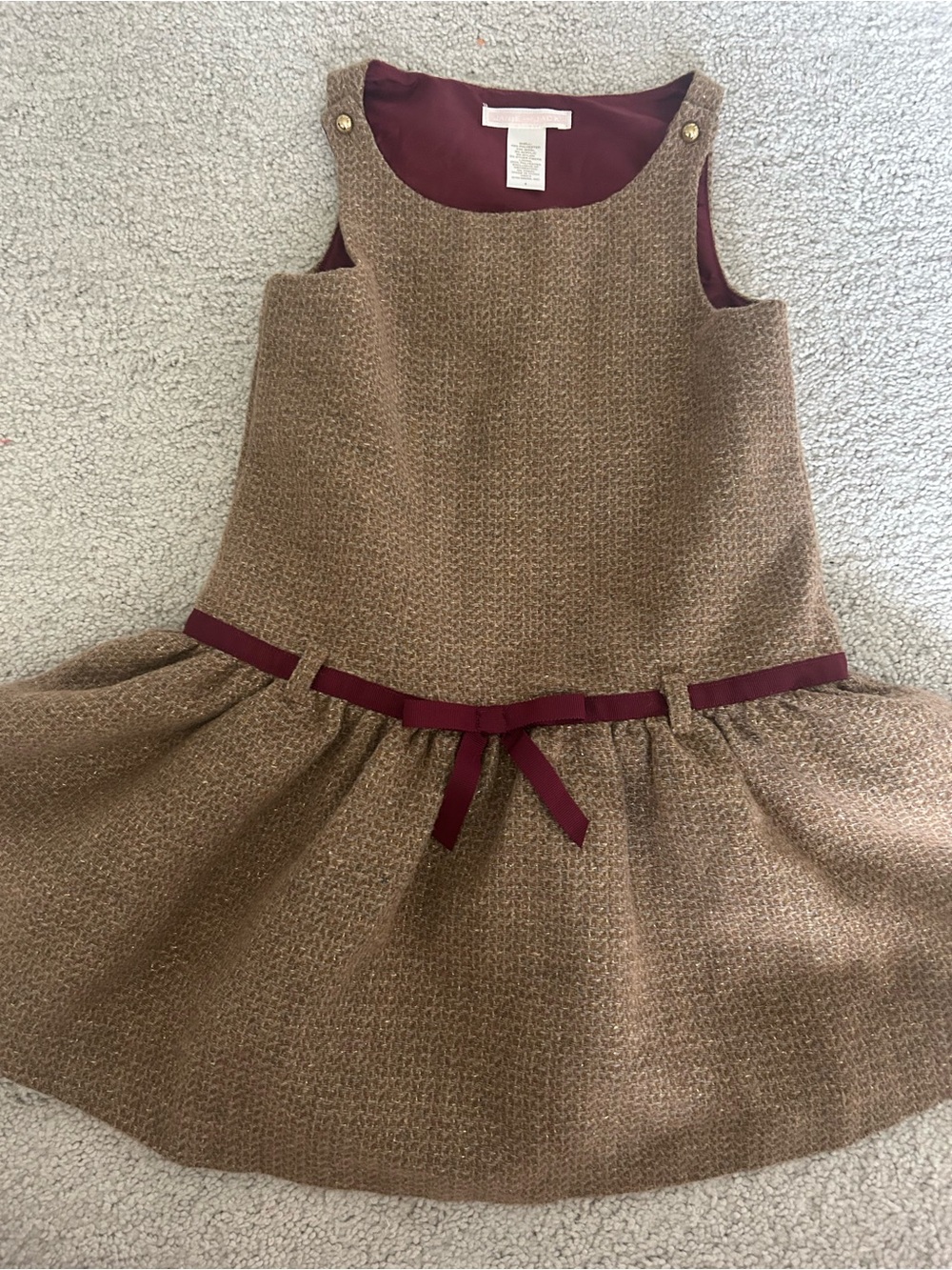 Janie & Jack houndstooth dress size 4